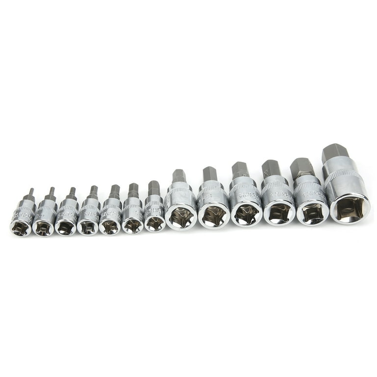 Socket Set, Wrench Hex Bit Accurate Chamfer Rust And Corrosion