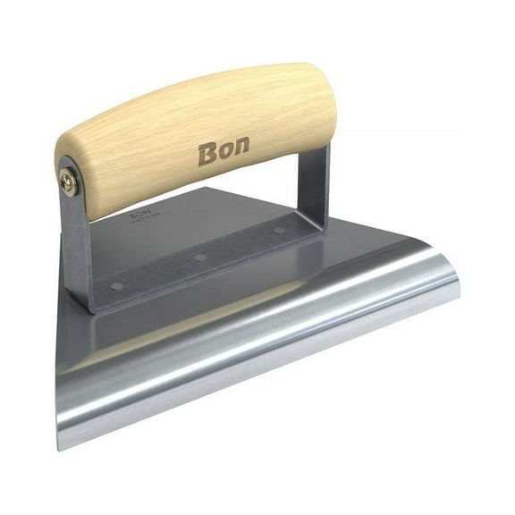 Bon 12-833 Tapered Edger - 8-inch To 3-inch - 3/4-inch Radius 7/8-inch Lip Wood Handle