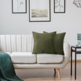 thumbnail image 3 of 18x18 Inch Corduroy Throw Pillow Covers Decorative Cushion Cases Soft Textured Farmhouse Boho Pillow Shams for Sofa Couch Living Room Bedroom Home Decor Modern Nordic Style, 3 of 4