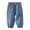 Blue, variant on Toddler Solid Pants Loose Casual Summer Bottoms Elastic Waist 1-10 Y