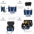 thumbnail image 3 of Bolsa para 12 Botellas de Vino Plegable, Reutilizable, y Portable para Licor, Champagne, Agua - Ideal para Compras de Supermercado XianweiShao 9024719126944, 3 of 5
