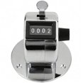 thumbnail image 3 of 3X Round Base 4 Digit Manual Hand Tally Mechanical Palm Click Counter, 3 of 5