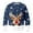 Dark Blue, variant on Winter Sweaters for Women Reindeer Snowflake Print Knitted Sweater Pullover Long Sleeve Crewneck Casual Warm Winter Festive Apparel Top Christmas Sweaters