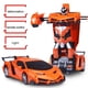 thumbnail image 3 of Rc Car Driving Sports Cars Drive Deformation Robot Model Remote Control Car Rc Fighting Toy Gift 2 En 1 Yuarrent EL018078-02, 3 of 5