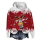 thumbnail image 1 of WILLBEST Sudadera de Mujer con Capucha, Estilo Casual, con Estampado Navideño de Ciervos con Cabeza Grande y Copos de Nieve Cuello Redondo, Manga Larga y Diseño Ligero XX-Grande, 1 of 4