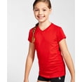 thumbnail image 1 of Soffe Girls Short Sleeve Core V-Neck T-Shirt - 6567G, 1 of 1