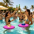 thumbnail image 4 of Plastic Floating Drink Holder, Floating Coaster Pool Drink Holder, Floating Cooler Float Cup Holder, Inflatable Drink Holder for Swimming Pool Party Hot Tub Interesting, 4 of 6