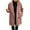 Pink, variant on Women's Winter Trench Coat Double Breasted Wool Blends Cardigan Jacket Long Sleeve Notch Lapel Mid-Length Peacoat Outwear