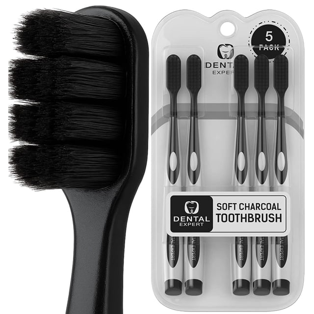 Cepillo de dientes Dental Expert Black Charcoal Ultra Soft Sensitive