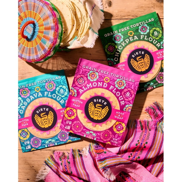 Siete Grain-Free Tortillas | Wraps for food distributors - Walmart