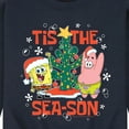 thumbnail image 3 of SpongeBob SquarePants - Tis The Season - Men's Crew Neck Fleece Pullover, 3 of 6