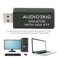 thumbnail image 4 of Adapter AUDIO2RIG USB Sound Card Connector Isolator 3.5mm 4PIN USB Isolation Module for Wins, 4 of 7