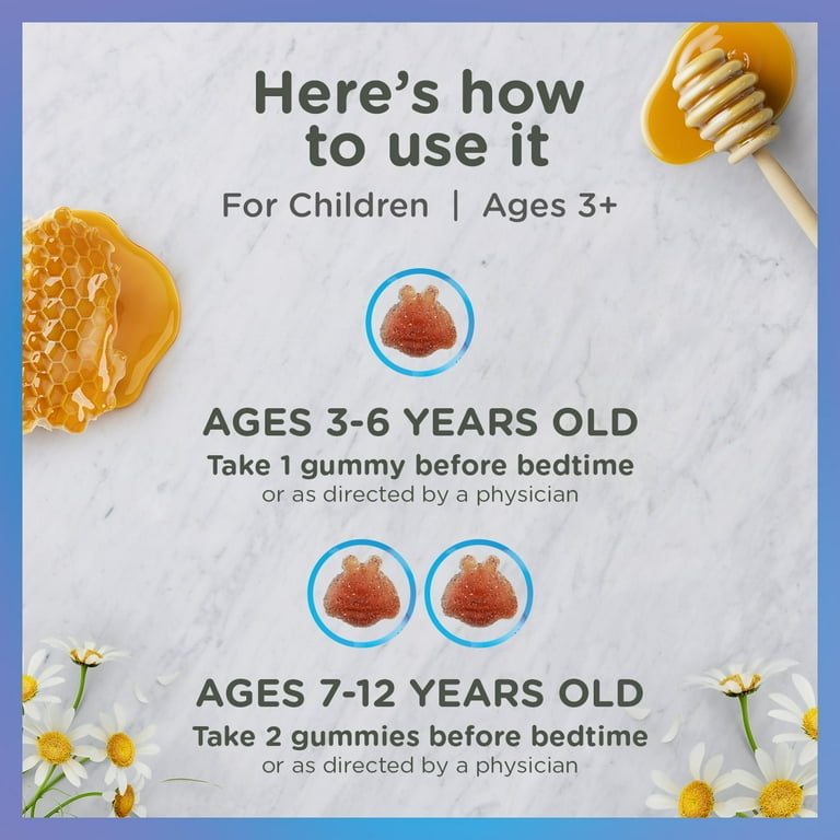 Zarbee's Children's Gentle Bedtime with Chamomile Gummies
