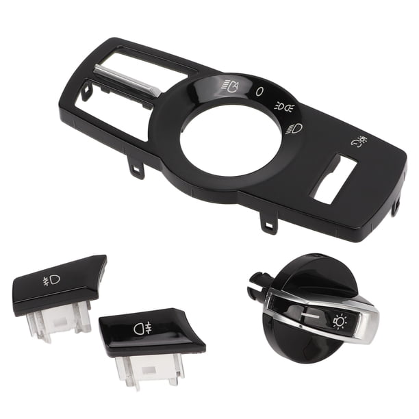 Interruptor de faros delanteros, botón de rotación del interruptor de faros delanteros Interruptor de control de faros delanteros Panel de control de faros delanteros Eficiencia maximizada