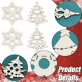 thumbnail image 4 of 4pcs Wood Safety Eye Tool for Amigurumi Snowflake Christmas Tree Safety Eyes Insertion Tool Auxiliary Tool for Attaching Safety Eyes Washers for Crochet Stuffed Animal Eyes Hole 6-24mm DIY Making, 4 of 6