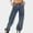 Grey, variant on Frostluinai Womens Cargo Jeans Pants High Waist Baggy Wide Leg Jeans Casual Straight Leg Denim Pants Solid Color Vintage Jeans with Pocket