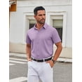 thumbnail image 3 of COOFANDY Mens Short Sleeve Shirt Casual Button Down Shirt Summer Wedding Dress Shirt for Men, 3 of 12
