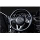 thumbnail image 3 of Compatible with Sticker Car Emblem Logo Frame Trim Compatible with 3 6 CX-3 CX-5 CX-9 Interior Accessories (Carbon Fibre), 3 of 5