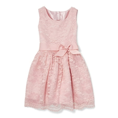 Lace Fit and Flare Easter Dress (Little Girls & Big...