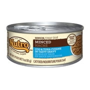 Nutro Senior Cat Minced Cod And Tuna Cuisine In Tasty Gravy Canned Cat Food (Pack Of 24)