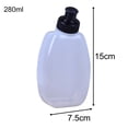 thumbnail image 5 of Walbest 280ML/10 oz BPA Free Water Bottle Leak-proof Running Bottle, Fits Running Hydration Belt, Pull-top Plastic Water Bottle, 5 of 7