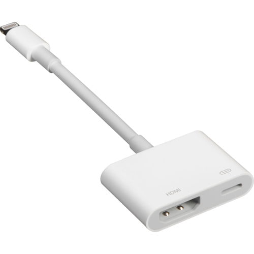 Apple Lightning Digital Adapter - Lightning to HDMI adapter - HDMI / Lightning - Walmart.com