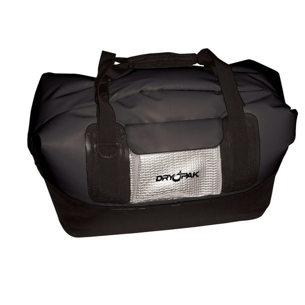 DRY PAK Waterproof Duffel Bag, LG, Black