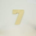 thumbnail image 1 of Package of 1, 16 Inch X 3/4" Baltic Birch "7" Plywood Numbers In The Collegiate Font | Thick For Art & Craft Project, Made in USA, 1 of 1