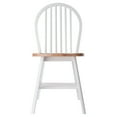 thumbnail image 3 of Winsome Windsor 2-Pc Chair Set, Natural & White Finish, 3 of 9