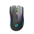 thumbnail image 3 of UHUYA Wireless Mouse 2.4GHz Wireless Mouse Gaming Mouse RGB Backlight Wireless Optical USB Gaming Mouse 4800DPI Rechargeable Mute Mice Black, 3 of 8