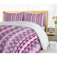 thumbnail image 4 of Ambesonne Pink Duvet Cover Sets, Abstract Rounds Line, 2-King, Cadet Blue Dried Rose, 4 of 6