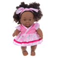 thumbnail image 2 of Muñeca Reborn de niña Hugo con cuerpo suave de 7,87 pulgadas floral rosa, 2 of 7