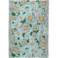 thumbnail image 2 of Daisy Leaf Fabric Rectangle Tablecloth - Waterproof and Wrinkle-Resistant Table Cloth 60x108 Inch Table Cover for Indoor & Outdoor Dining House Decor, 2 of 7