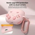 thumbnail image 5 of Allytechgroup Cute Case for Samsung Galaxy Buds 3/ Galaxy Buds 3 Pro, Shockproof & Dustproof Earpods Case with Keychain, Soft Silicone Protective Cover Compatible with Galaxy Buds 3/ Buds 3 Pro,Pink, 5 of 7