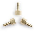 thumbnail image 3 of U.S. Solid 3/8 in Barb x 1/4 in FNPT Brass Hose Barbed Fitting with 3 Clamps Pack of 3, 3 of 8