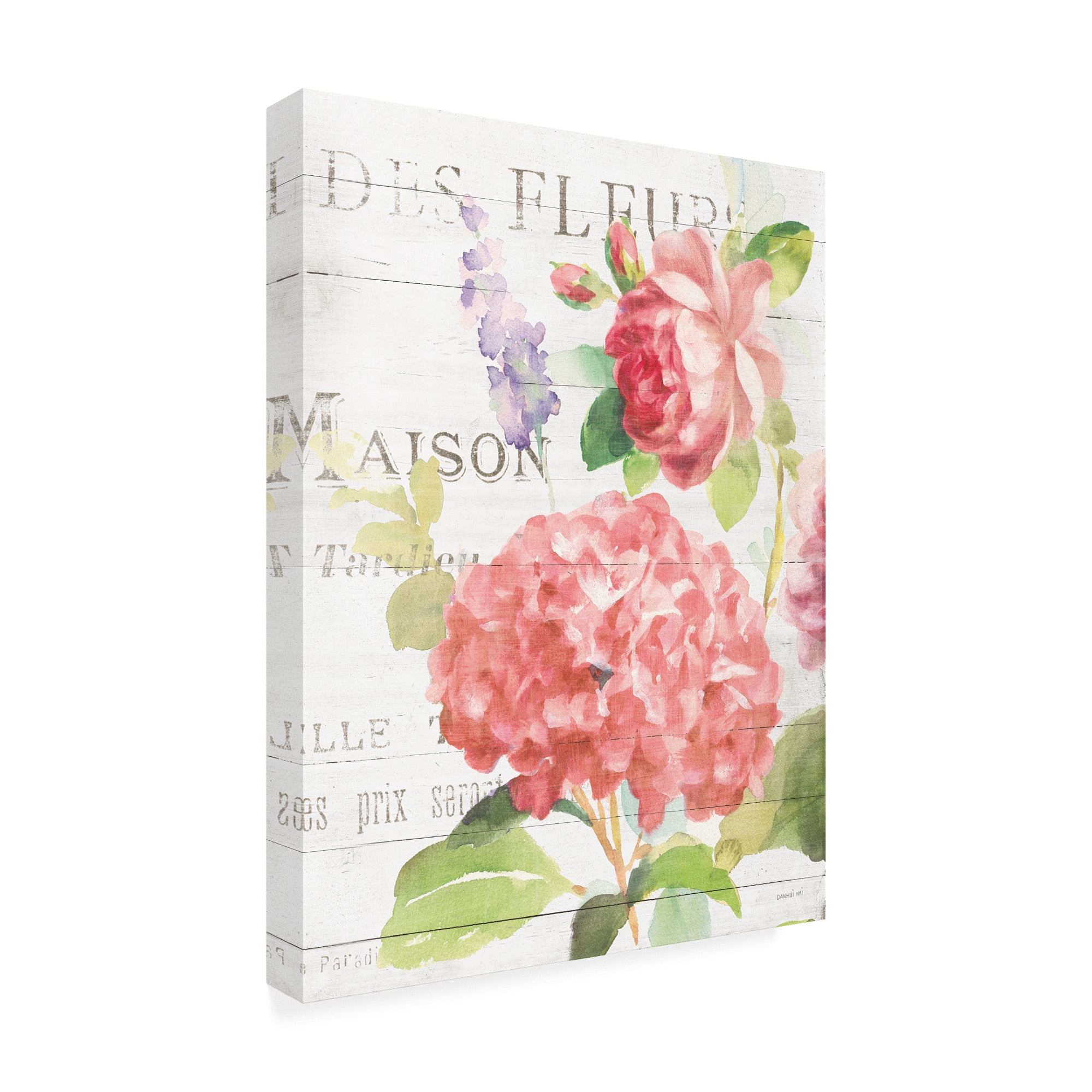 Trademark Fine Art 'Maison Des Fleurs IV' Canvas Art by Danhui Nai