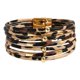 thumbnail image 5 of Pulsera de para mujer, accesorios para conjuntos, fácil de usar, duradera, tipo brazalete. Amarillo leopardo, 5 of 8