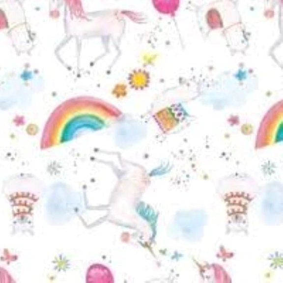 Handmade Sheets or Pillow Cover Unicorn Fantasy Flannel