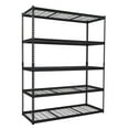 thumbnail image 1 of QinaQin Industrial-Grade Five-Layer Wire Mesh Shelving Unit, Height Adjustable, 2500 Lb Load Capacity, Dimensions: 48x18x72 Inches / 60x24x78 Inches, 1 of 7