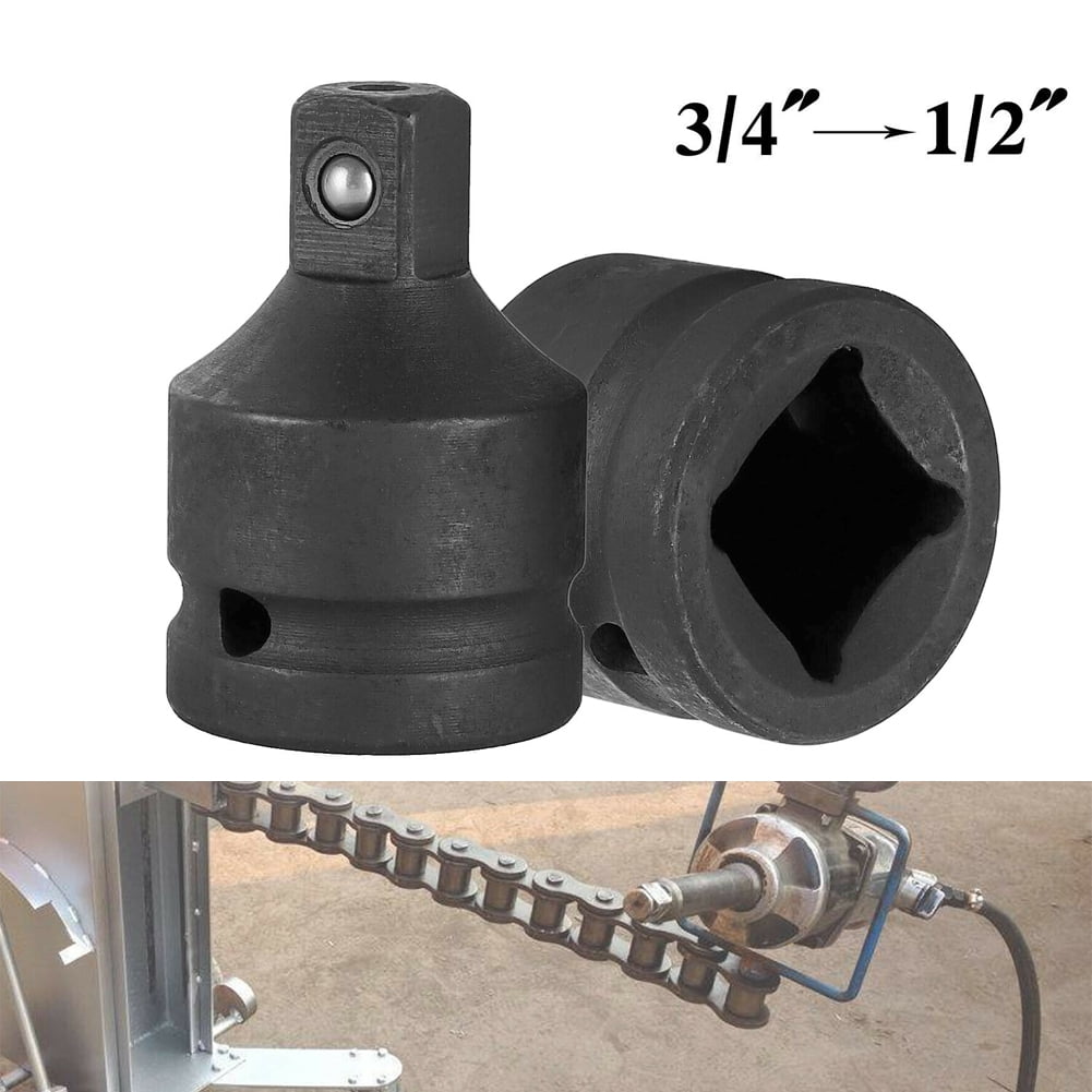 1Pcs Impact Drive Socket Reducer Ratchet Adapter Converter 3/4' Square Drive Female, 1/2' Square Drive Male,By TWSOUL