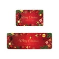 thumbnail image 2 of PALIFEUR Christmas Kitchen Rugs Set of 2, Snowflake Christmas Rugs, Non-Slip Washable Kitchen Mats, Kitchen Rug for Christmas Kitchen Decor Festival Holiday Party Decorations, 2 of 6