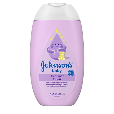 Johnson's Baby Bedtime Lotion, NaturalCalm Aromas, 13.6 fl. oz
