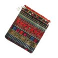 thumbnail image 4 of Ethnic Style Unisex Printing Cotton Linen Storage cotton linen bag Bag Small Drawstring Change Wallet Jewelry Bag, 4 of 6