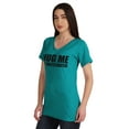 thumbnail image 4 of Inkmeso Hug Me I'M Vaccinated Funny Pro-Vaccine V-Neck T-shirt For Womens, 4 of 8