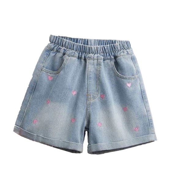 Girls Size 14 Jeans High Waisted Pull on Wide Leg Denim Pants Slim Fit Solid Color Long Trousers Streetwear Girls Back To School Clothes