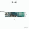 thumbnail image 7 of Myst Capri Blue 3-in. x 12-in. Subway Brick Joint Marble Look Polished Glass Mosaic Wall Tile, 7 of 7