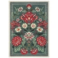 thumbnail image 2 of Floral Botanical Hallway Runner Rug,Non-Slip Washable Boho Floral Carpet Runner for Kitchen, Entryway, Bedroom & Bathroom – Soft Low-Pile Thin Floor Mat with Rubber Backing, 2 of 8