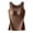 Coffee#built in bra tank tops, variant on Women's Summer Tops Built in Bra Tank Tops Seamless Wide Strap Tank Top Tummy Control Sleeveless Athletic Shirts Red,L
