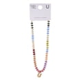 thumbnail image 6 of Time and Tru Goldtone Multicolored Bead Initial "U" Necklace, 6 of 6