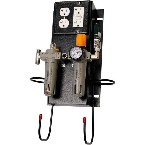 BendPak WSA-100 Air Electric Power Work Station - Tire Inflation Electrical Outlets